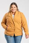 Casaco Plus Size Feminino de Lã Batida