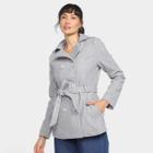 Casaco Trench Coat Aishty Lá Batida Feminino