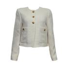 Casaco tweed off white - dudalina 38