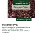 Casca De Arroz Carbonizada 3 Lts - Mogifertil