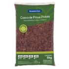 Casca de Pinus Polida Tramontina Para Jardim Tamanho Mini 5kg