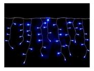 Cascata 100 Leds Azul 127v 1,9m 8 Funcoes - Oem