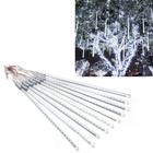 Cascata Pisca Pisca Natal Snow Fall Chuva de Neve 8 Tubos Branco 320 Leds