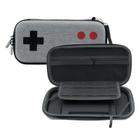 Case Bag Bolsa Estojo Viagem Proteção Nintendo Switch e Switch Oled Cinza Retro