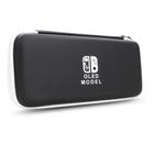 Case Bag Resistente Bolsa de Transporte Estojo De Viagem Capa De Proteção Rígida Para Nintendo Switch Oled - Preta