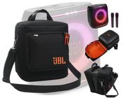 Case Bolsa Capa Bag Compatível C/ Partybox Encore 2 - Com Bolso P/ Microfone - Impermeàvel