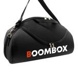 Case Capa Protetora Estojo Bolsa Mala Compatível Com -Boombox Com Bolso Para Carregador