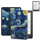 Case Couro Estampada Para Kindle 11 C2V2L3 + Pel. Plástico