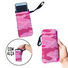 Case para Celular Camuflado Exercito Rosa