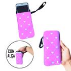 Case para Celular Traços Coração Rosa