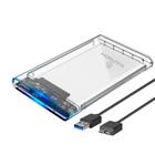 Case Para Hd Externo Transparente Usb Notebook Sata Protect - Durawell