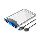 Case Para Hde Ssd Transparente Sata 2.5 Usb 3.0 5gpbs - Cghd-35 - Dex