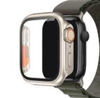 Case Vidro Tpu Aparência Ultra Compatível Com Apple Watch
