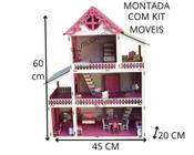 Casinha Casa de Boneca Barbie Polly Pintada 25 Móveis Madeira Mdf - Belo  Lar - Casinha de Boneca - Magazine Luiza