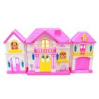 Casinha de Bonecas Infantil Criança +3 Anos Interativas Luzes Sons e Acessórios Sweety Home Importway