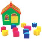 Casinha de Encaixar Brinquedo Colorido Para Bebe Pica Pau
