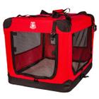 Casinha De Transporte Pet Dobrável Dogfly Carry On 2xg Vermelho