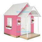 Casinha de Bonecas Infantil em Madeira MDF Casa de Brinquedo 2 Andares com  22 Móveis Sulartes Rosa : : Brinquedos e Jogos