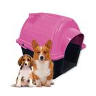 Casinha Para Pets Rosa N5 Caixa De Alta Qualidade Para Cães