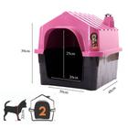 Casinha Pet Casa Cachorros Gatos Com Chaminé Durahouse - média