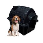 Casinha Pet Raças Médias N4 Iglu para Cachorro - Preta Rosa Azul