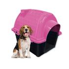 Casinha Pet Rosa N4 Iglu Resistente Para Cãozinho Protegido