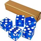 Casino Dice Trademark Poker 19 mm A Grade Serializado (azul)