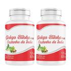 Castanha com Ginkgo Biloba 240 cápsulas 500mg 2 frascos x 120 capsulas