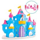 Castelo Da Princesa Snow Frozen Completo Com Boneca Que Acende o Vestido E Móveis Acessórios 10 Peças