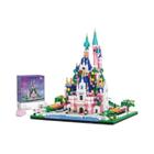Castelo de Princesa Rosa e Azul - Blocos de Construção para Adultos