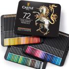 Castle Art Supplies 72 Lápis De Cor Série Premium Suave