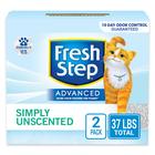 Cat Litter Fresh Step Advanced, simplesmente sem perfume, 16,78 kg