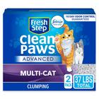 Cat Litter Fresh Step Clean Paws com Febreze 16,78 kg (2x8,39 kg)