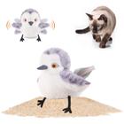 Cat Toy Potaroma Flapping Bird Sandpiper com som de chilrear