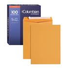 Catálogo Envelopes Columbian COLO341 9x12in 28lb, marrom 100/caixa