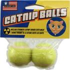 Catnip Balls PetSport 1.5, pacote com 2 unidades, não tóxicas para gatos