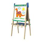 cavalete de madeira Crayola Kids, placa de apagamento seco & quadro-negro, K