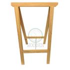 Cavalete De Madeira Pinus Para Mesa Com Corrente de Aço 50cm - 1 unidade