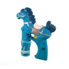 Cavalo Bolhudo Brinquedo Pop Tik Tok Lança Bolhas Sabão Mágica Criança Infantil - Azul 2