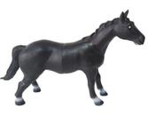Cavalo de Brinquedo 34cm Preto Animal de Vinil Fazenda Boneco - DB Play