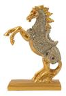 Cavalo Dourado Modelo B 15cm - Resina Animais