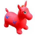 Cavalo Upa Upa Vinil para Crianças e Bebês de Montar Vermelho