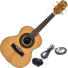 Cavaquinho Rozini Elétrico Rc09eln Cavaco Natural Brilhante