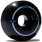 CCS Rodas de skate 52 mm, 53 mm, 54 mm, 56 mm 100A pretas