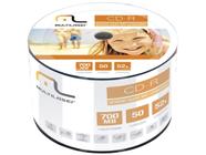 CD-R Multilaser CD051 com 50 Unidades  - Capacidade 700MB