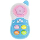 Celular Baby com Som e Luzes Art Brink Azul ZB1005