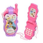 Celular De Brinquedo Flip Infantil Musical Com Som Princesas Spiderman