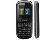 Celular Meu 409 Dual Chip Preto/Cinza MP3 Player Rádio FM anatel