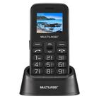 Celular Multilaser Vita com Base, Tela 1.8, Câmera, Lanterna, Bluetooth, Dual Chip 2G, Preto - P9121