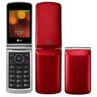 Celular Para Idoso Lg G360 Dual Sim Flip Tela 3.0 Câmera Rádio Fm - Vermelho